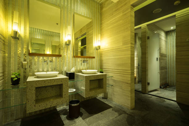 istock Interior of public toilet 843075398