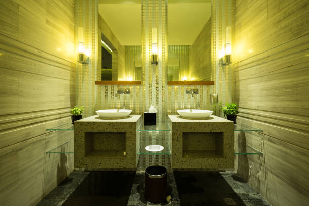 istock Interior of public toilet 843075440