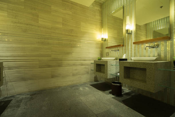 istock Interior of public toilet 843075588