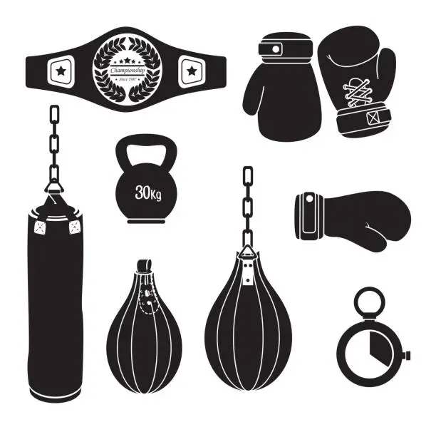 Vector illustration of Boxing design