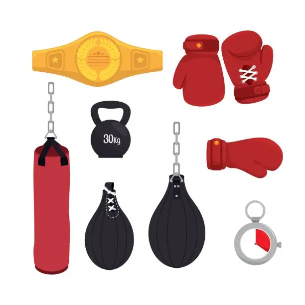 Vector illustration of Boxing design