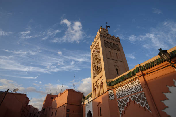 istock Mosque during the Blue day in Casablanca, Morocco 843091306