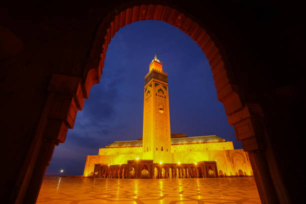 istock Hassan II Mosque during the twilight in Casablanca, Morocco 843091336