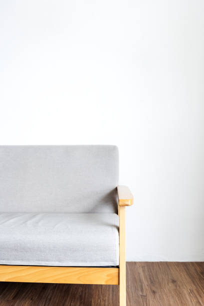 istock Couch in the living room minimal design 843110244