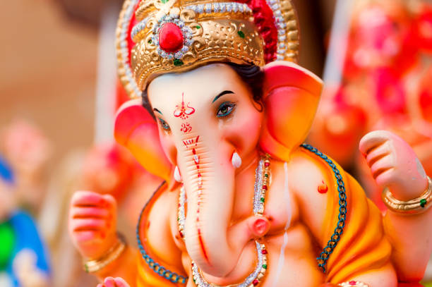 istock Indian Hindu God Lord Ganesha Statues 843136030