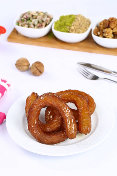 istock Turkish Dessert, Tulumba - Halka Tatlisi 843140894
