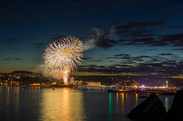 istock Great British Landscapes - Torbay Regatta Fireworks Display 843156230