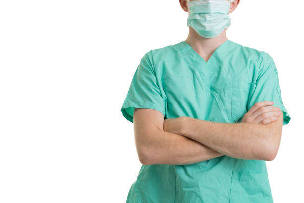 istock portrait medical doctor on white background 843157382