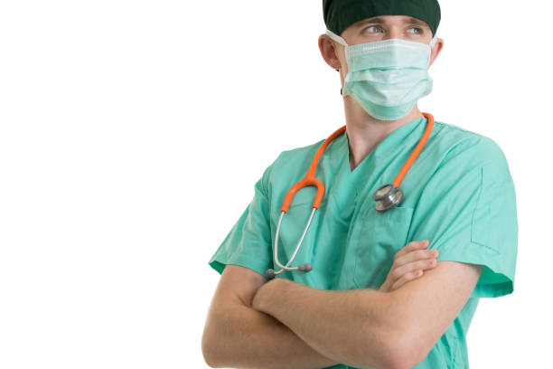 istock portrait medical doctor on white background 843157384