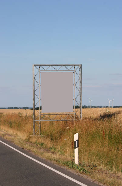 istock Advertising: Billboard on the edge of a federal road 843170408