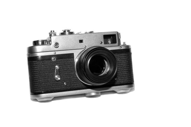 Vintage Film Camera in the dark