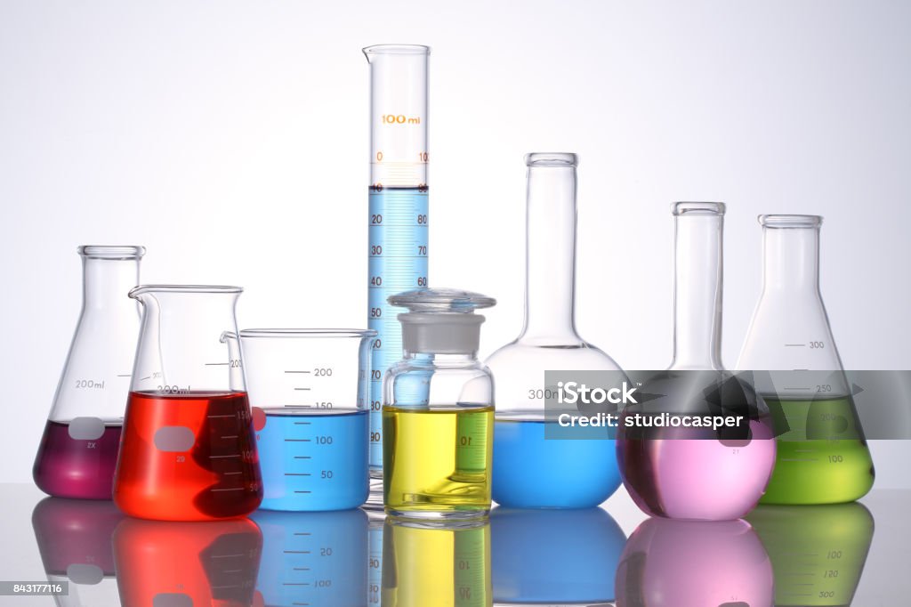 Lab Glassware Example Different Laboratory Glassware Stock Photo - Download Image Now ...