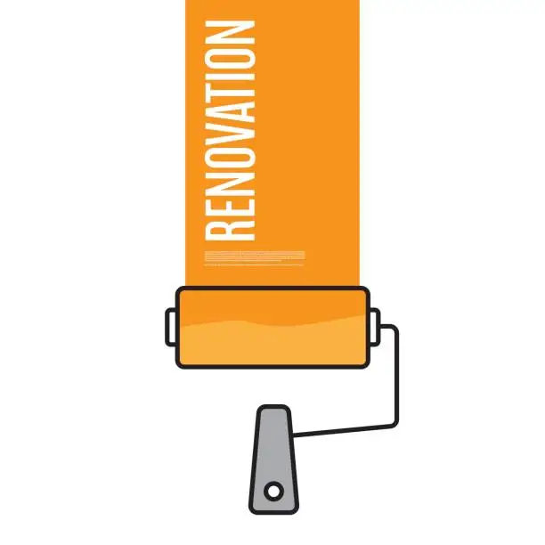 Vector illustration of RENOVATION CONCEPT