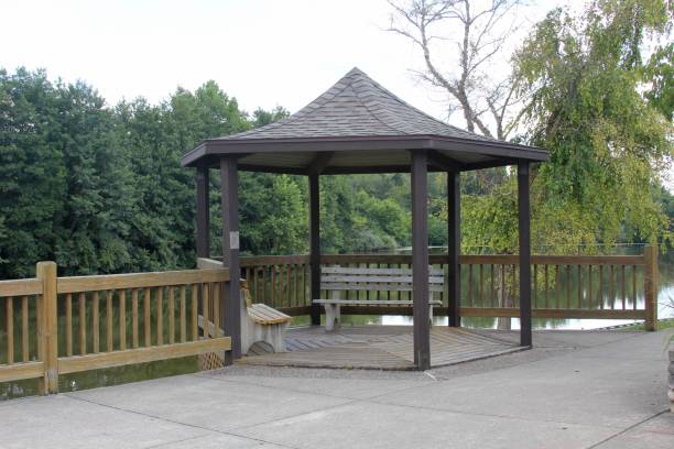 istock Wooden Gazebo 843202772