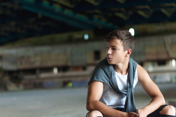 istock attractive young man in an old building 843209962