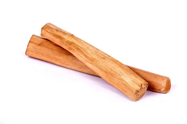 Photo of Chandan or sandalwood, sandalwood sticks, perfume, selective focus