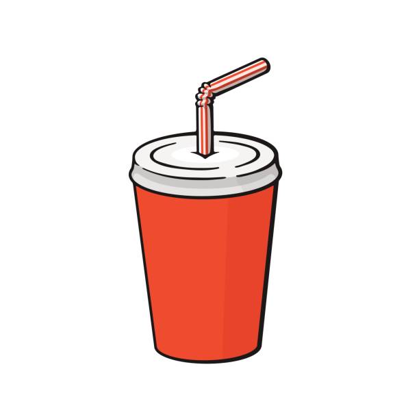 Ilustración de Dibujos Animados Con El Contorno De La Taza De Papel Disponible Con Soda Y Paja y más Vectores Libres de Derechos de Pajita - iStock Ilustración de Dibujos Animados Con El Contorno De La Taza De Papel Disponible Con Soda Y Paja y más Vectores Libres de Derechos de Pajita - iStock