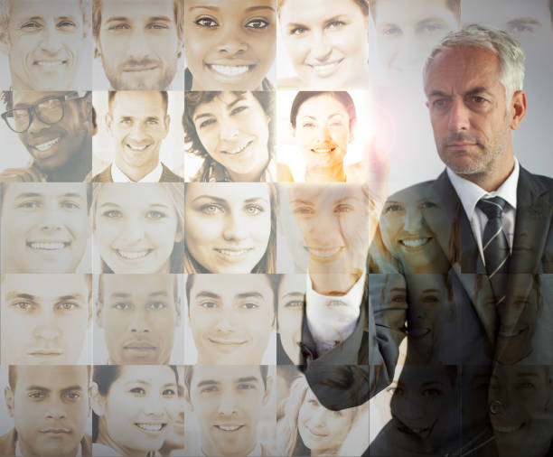 istock Serious businessman choosing future employees 843214244
