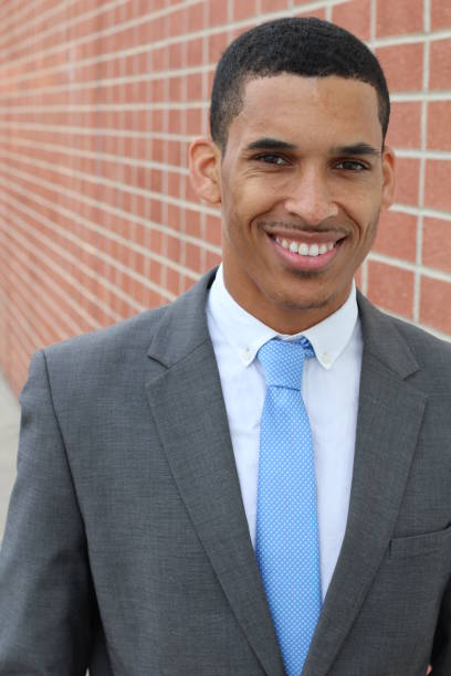istock Businessman with a perfect white smile 843214278