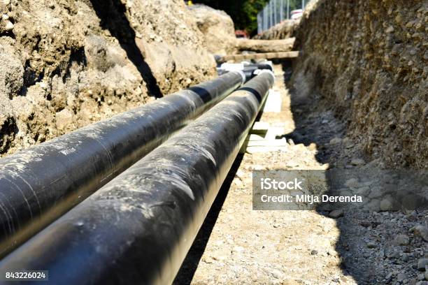 Hot Water Pipes Stock Photo - Download Image Now - Order, Poisonous, Built Structure