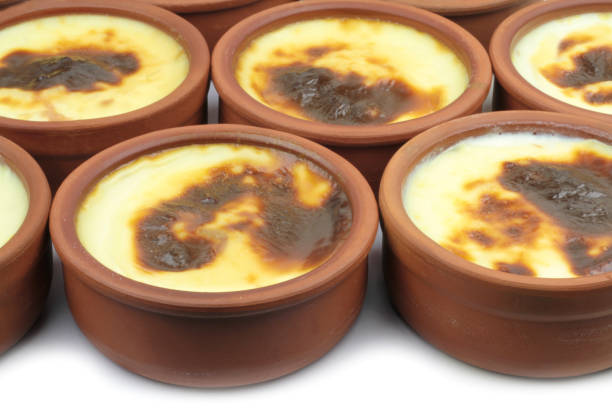 istock Traditional Turkish oven rice pudding in earthenware bowls 843229230