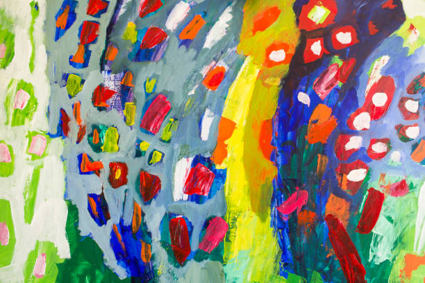 istock Detail of the Painting as a Background 843234122