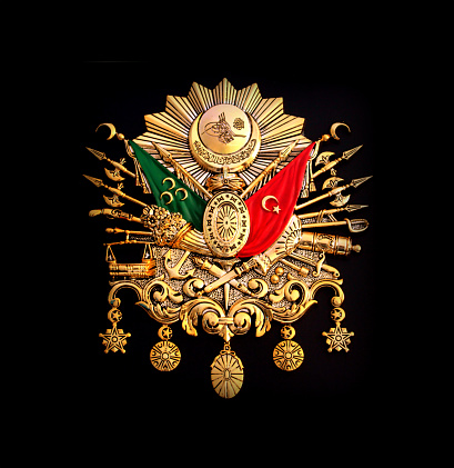 Imperio otomano, viejo emblema turco (símbolo) photo