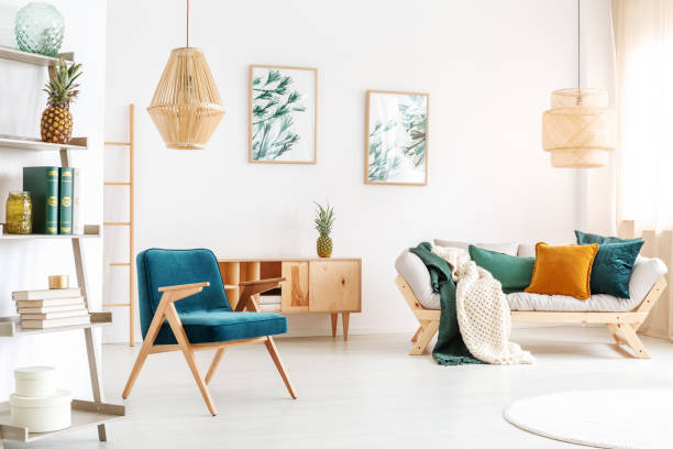 istock Vintage chair in relax room 843242426