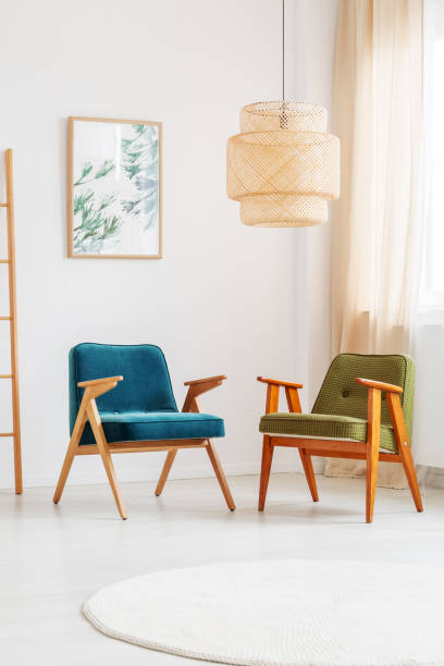 istock bright room with handmade lamp 843242472