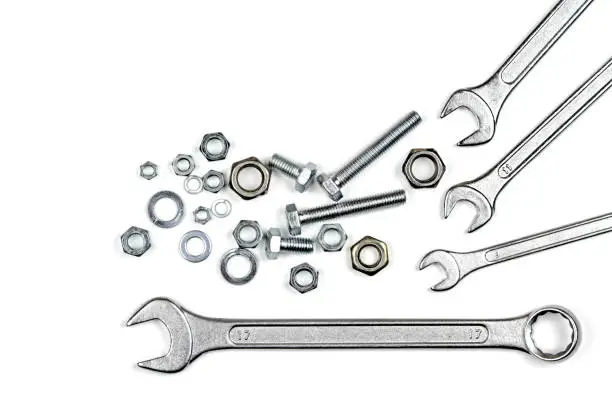Photo of Wrenches, bolts and washers
