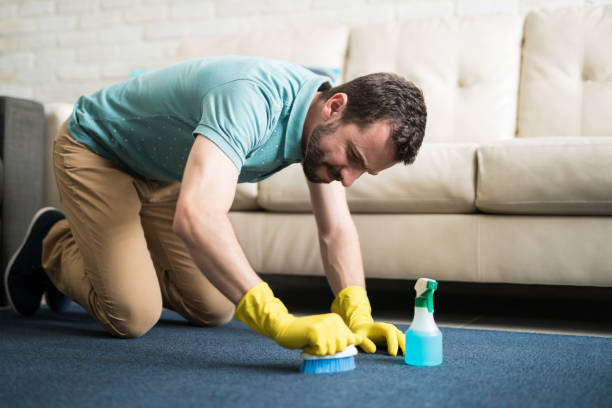 Concentrated in cleaning the rug