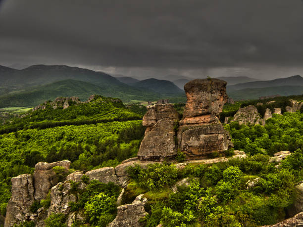 HDR landscape of bulgarian rocks