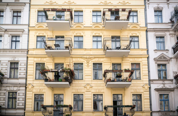 istock beautiful old house with stucco in Berlin , Kreuzberg 843261002