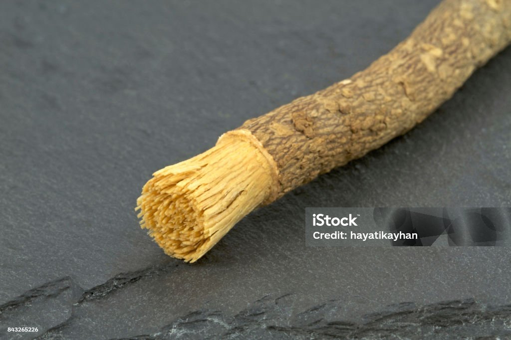 Old Islamic Traditional Natural Toothbrush Miswak Or Siwak Stock