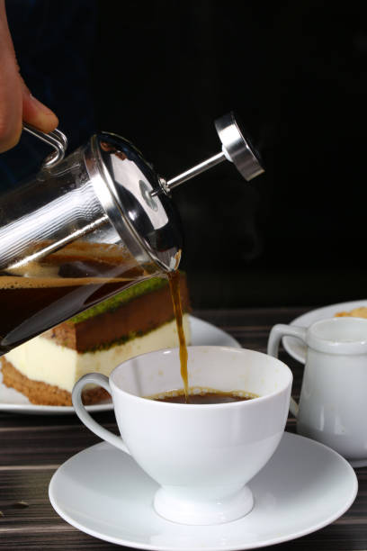 istock Coffee with French Press 843266012