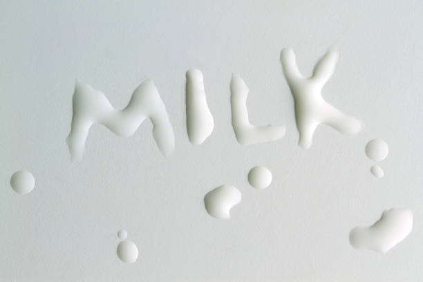 istock Milk drops and 