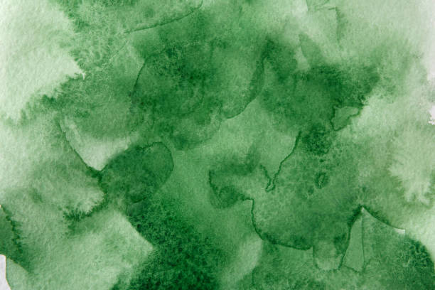 istock Abstract watercolor spot painted texture background 843277886