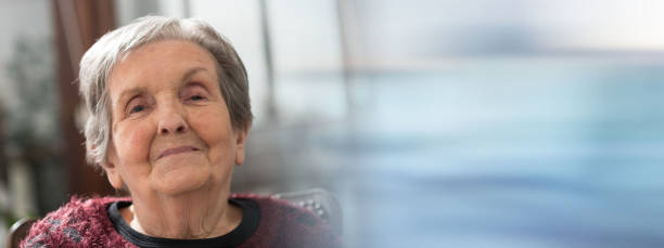 istock Senior woman portrait 843281512