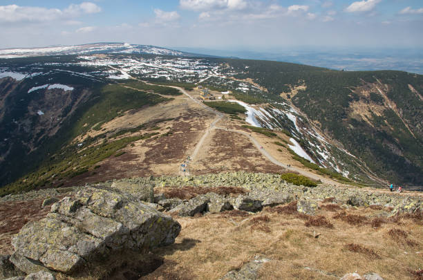 istock Descent from a Sniezka mountain top 843282756