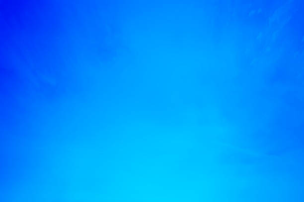 Blue sky and clouds with copy space for text background, retro style\