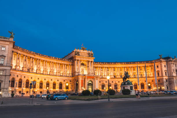 istock Hofburg palace at night in Vienna 843292582