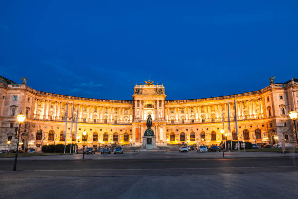 istock Hofburg palace at night in Vienna 843292652