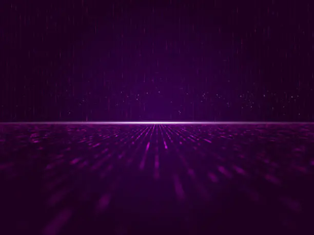 Photo of Purple Particles, Particles Background - Stock image