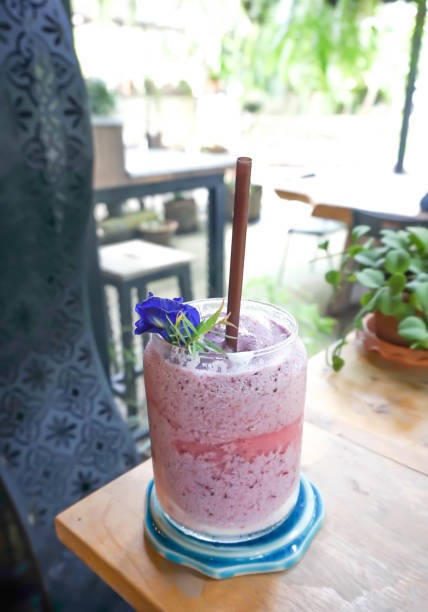 istock blueberry smoothie or berry yogurt 843302124