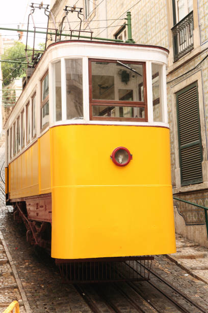 istock yellow tram in lisbon 843305546