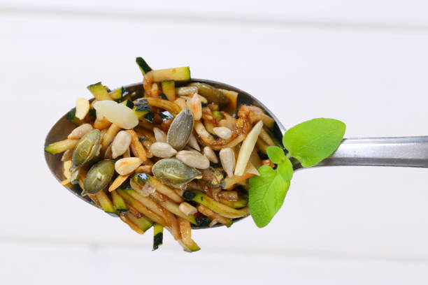 istock Zucchini salad with seeds 843308962