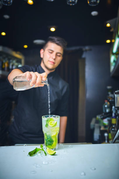 istock Preparation of mojitos in a bar . 843310004