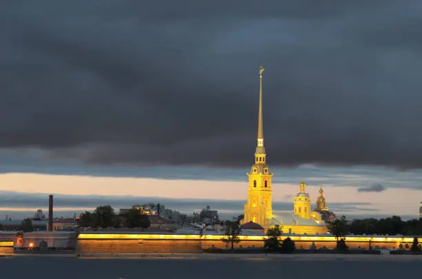Photo of View of the Peter and Paul fortress.