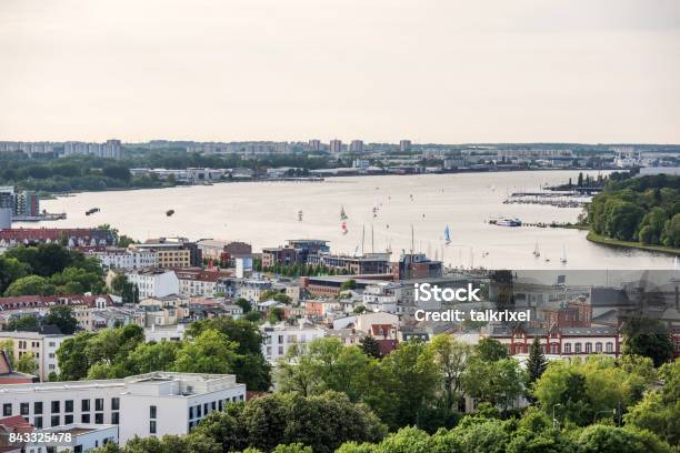 Blick Über Rostock Deutschland Stockfoto und mehr Bilder von Rostock - Rostock, Ansicht von oben, Architektur