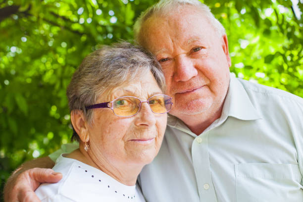 istock Elderly couple in love 843329944